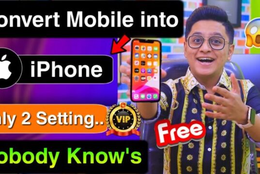 Convert Any Mobile into iPhone 12 Pro